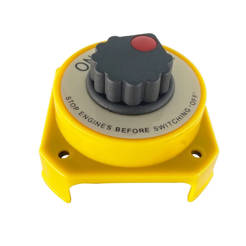 

MARINE Yellow Two-stage Switch Panel Battery Switch Power Protection Knob