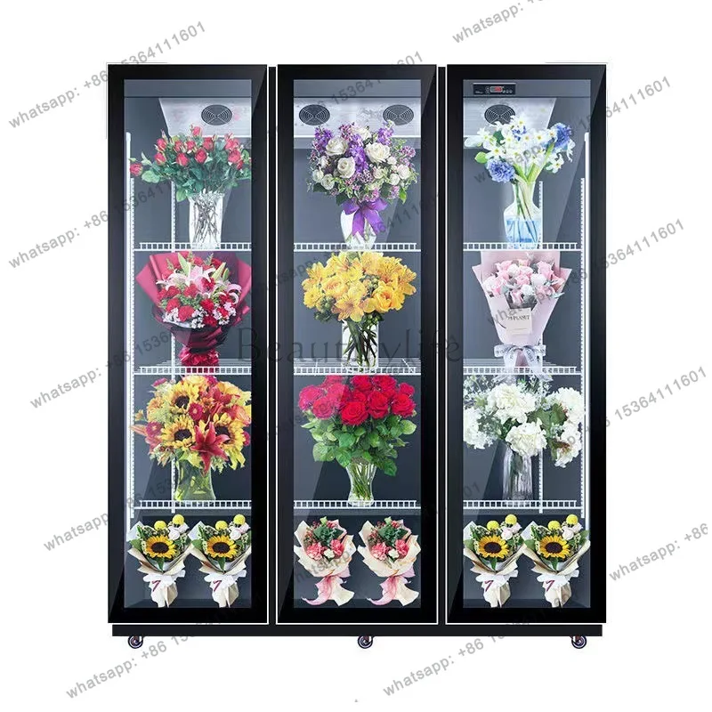 

Fresh flowers Commercial bouquet display Refrigerated refrigerator Flower special flower cabinet