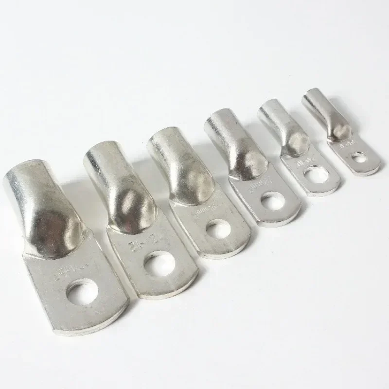 JG Copper Terminal Crimp Terminal Ring Lug Tin Plated Terminal For Connection Electric Cable Power M6 M8 M10 M12 Solid Connector