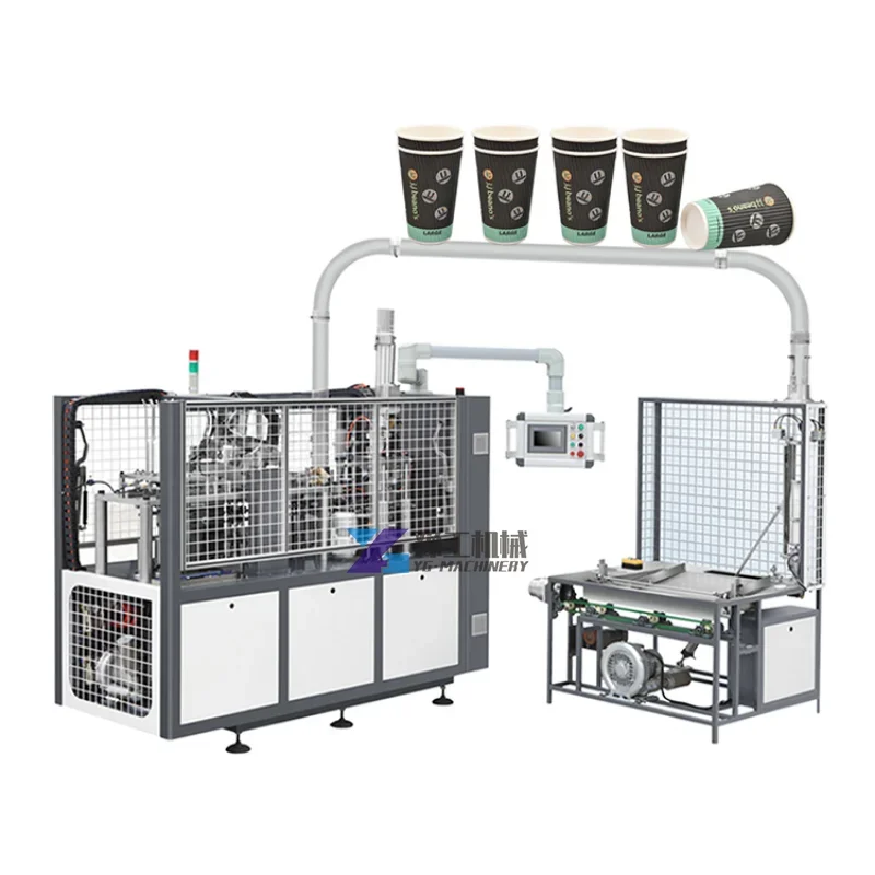 Fully Automatic Paper Cup Making Machine High Speed Kraft Bowls Machine for Lunch Paper Box Paper Bowl Making Forming Machine