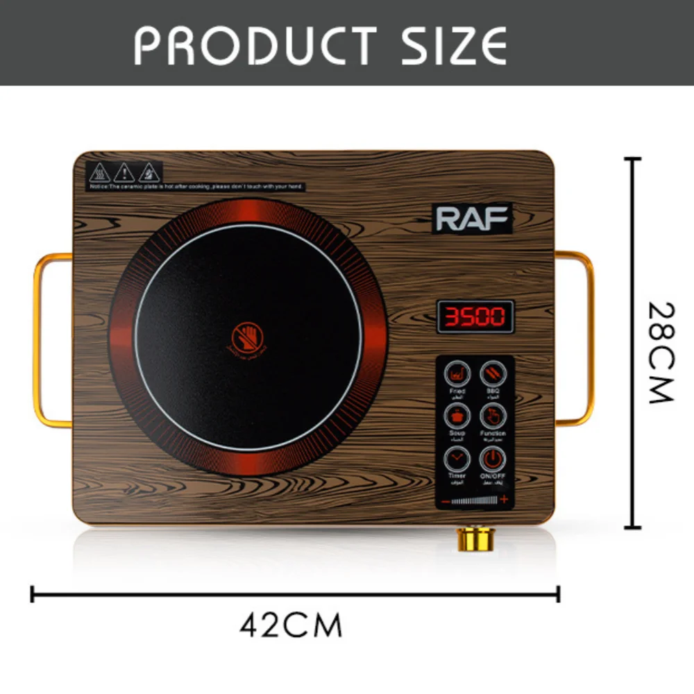 الكهربائية 3500 واط التحكم باللمس وعاء سيراميك التعريفي طباخ فرن مشع الأشعة تحت الحمراء طباخ المحمولة التعريفي طباخ التدفئة