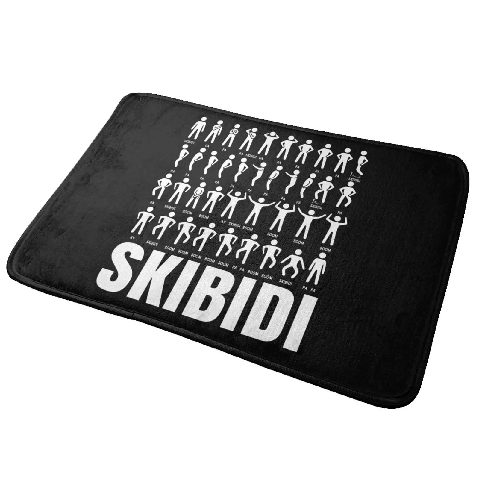 Little Big Skibidi Dance Routine Challenge 01 Mat Rug Carpet Tapis Vintage Antislip Home Decor Entrance Mat