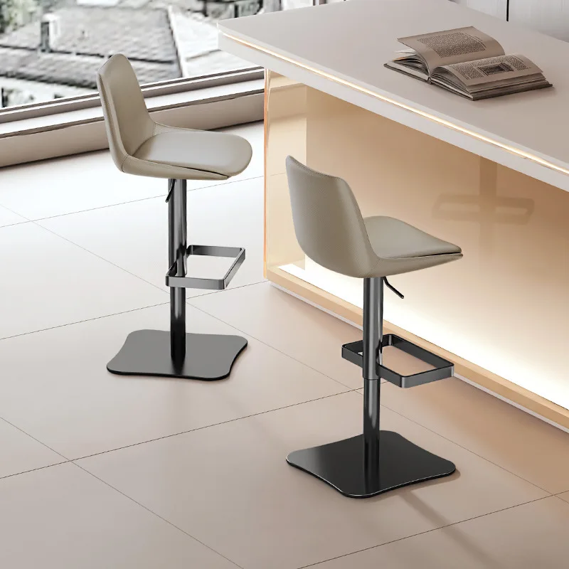 

Wabi Silent Wind Bar Chair Minimalist Island Dining Bar Chair Light Luxury Household Lift Chair Rotating High Stool Bar Stool