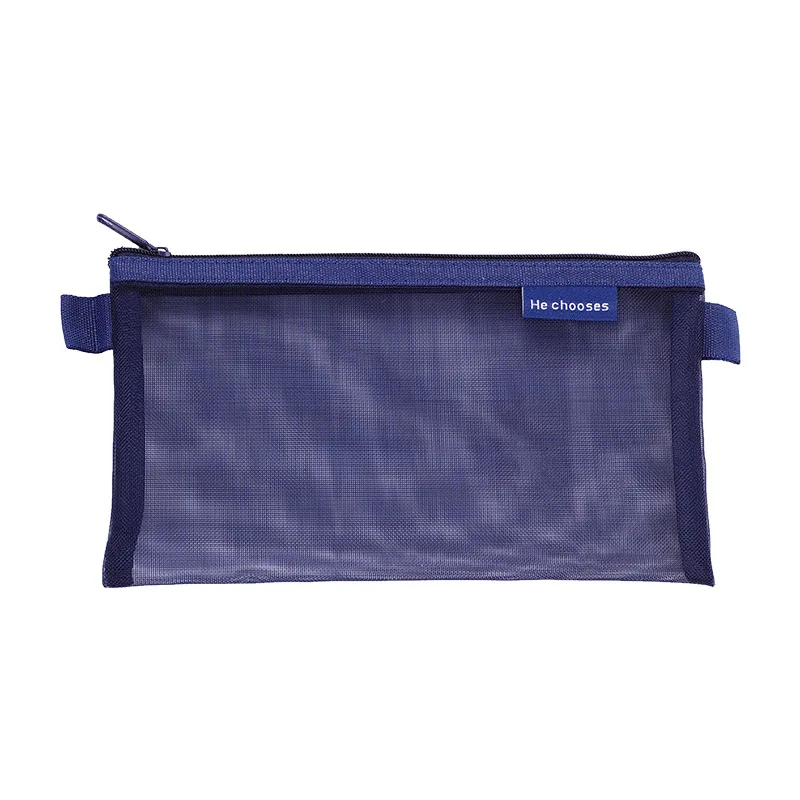 Stationery Bag Functional Spacious Convenient High Capacity Durable Multifunctional Storage Organizer Pencil Case Mesh