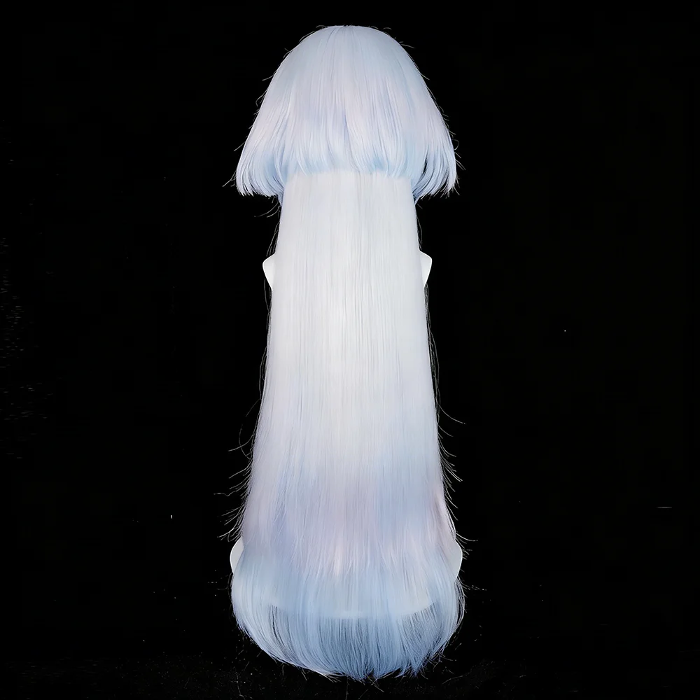 วิกผมคอสเพลย์ MORNYE จากเกม Wuthering Waves สำหรับผู้หญิง สไตล์โลลิต้า สีเงิน-น้ำเงินไล่เฉด ผมยาว ทนความร้อน วิกผมสังเคราะห์ สำหรับงานคาร์นิวัล