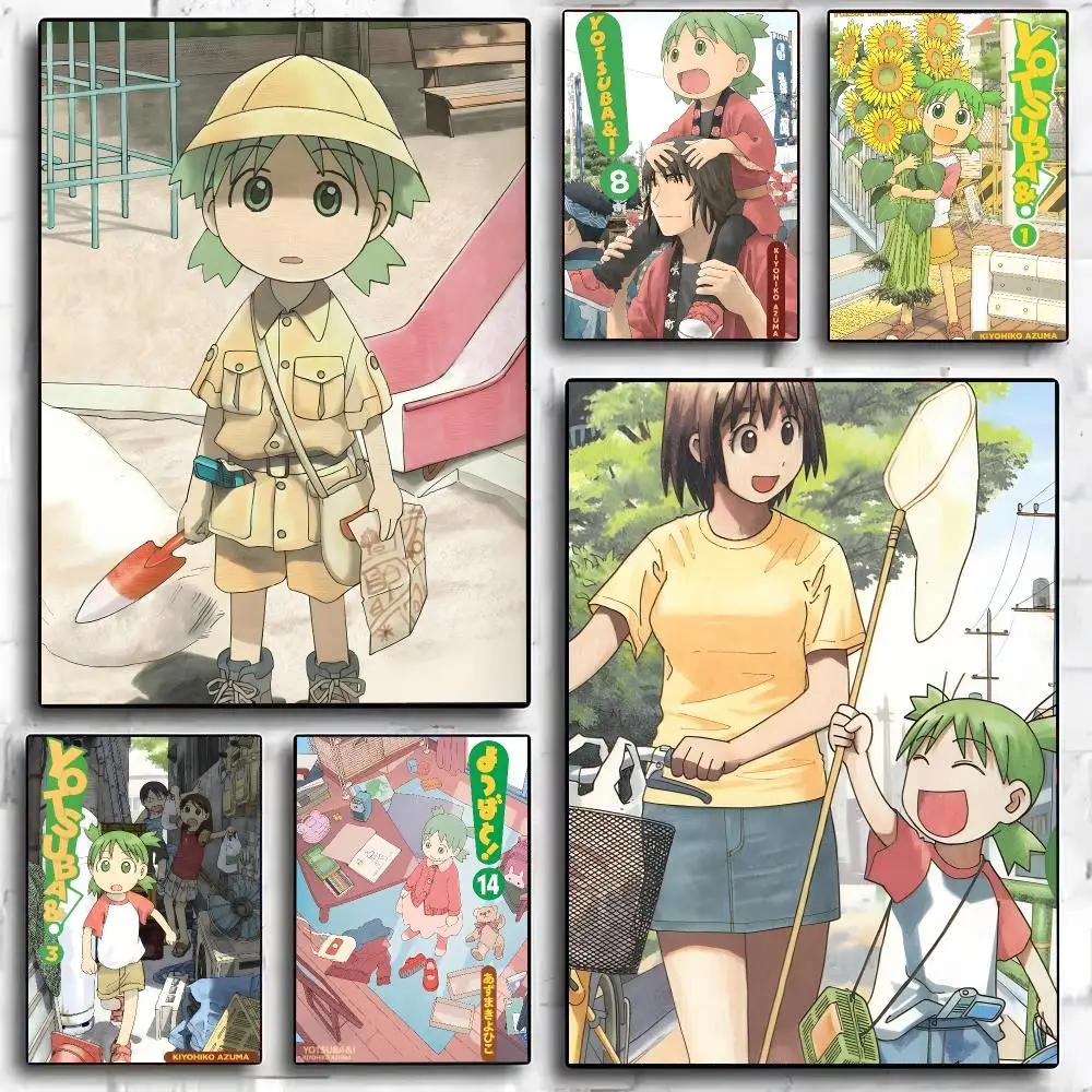 Anime Y-Yotsuba Koiwai Poster Painting And Print Wall Art Picture For Home Room Decor Gifts