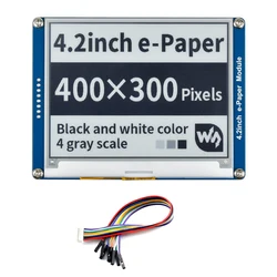 4.2 Inch Raspberry Pi 4 e-Paper Module E-Ink Display Black White with SPI Interface for Arduino Nucleo STM32 Raspberry Pi 3B+ 3B