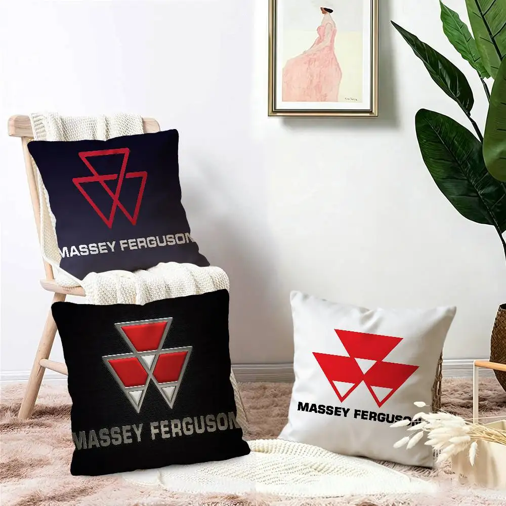 Masseys F-Fergusons Tractor Cushion Cover Pillowcase Upholstery Sofa Throw Pillow Home Decor Pillowcas