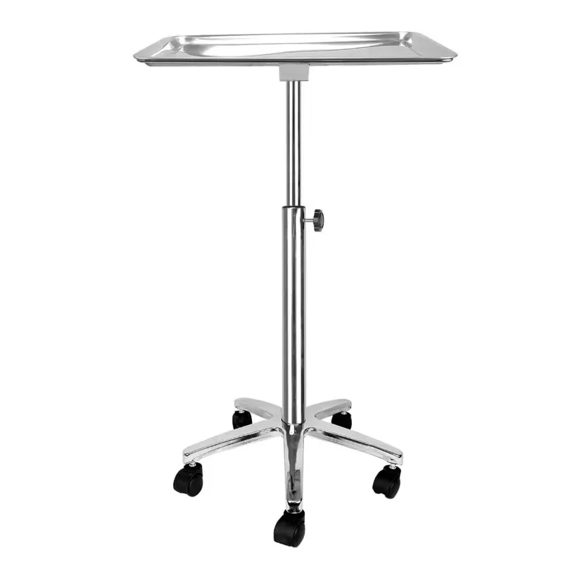 Premium metal oversized salon tray tray mayonnaise holder with wheels