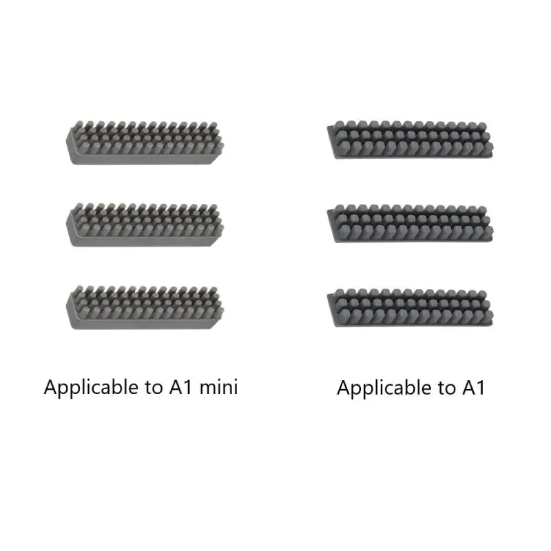 Nozzles Cleaner Brush Mini Wiper Silicone Brush Hotbed Mounted Scrubbers 3D Printer Cleaning Tool