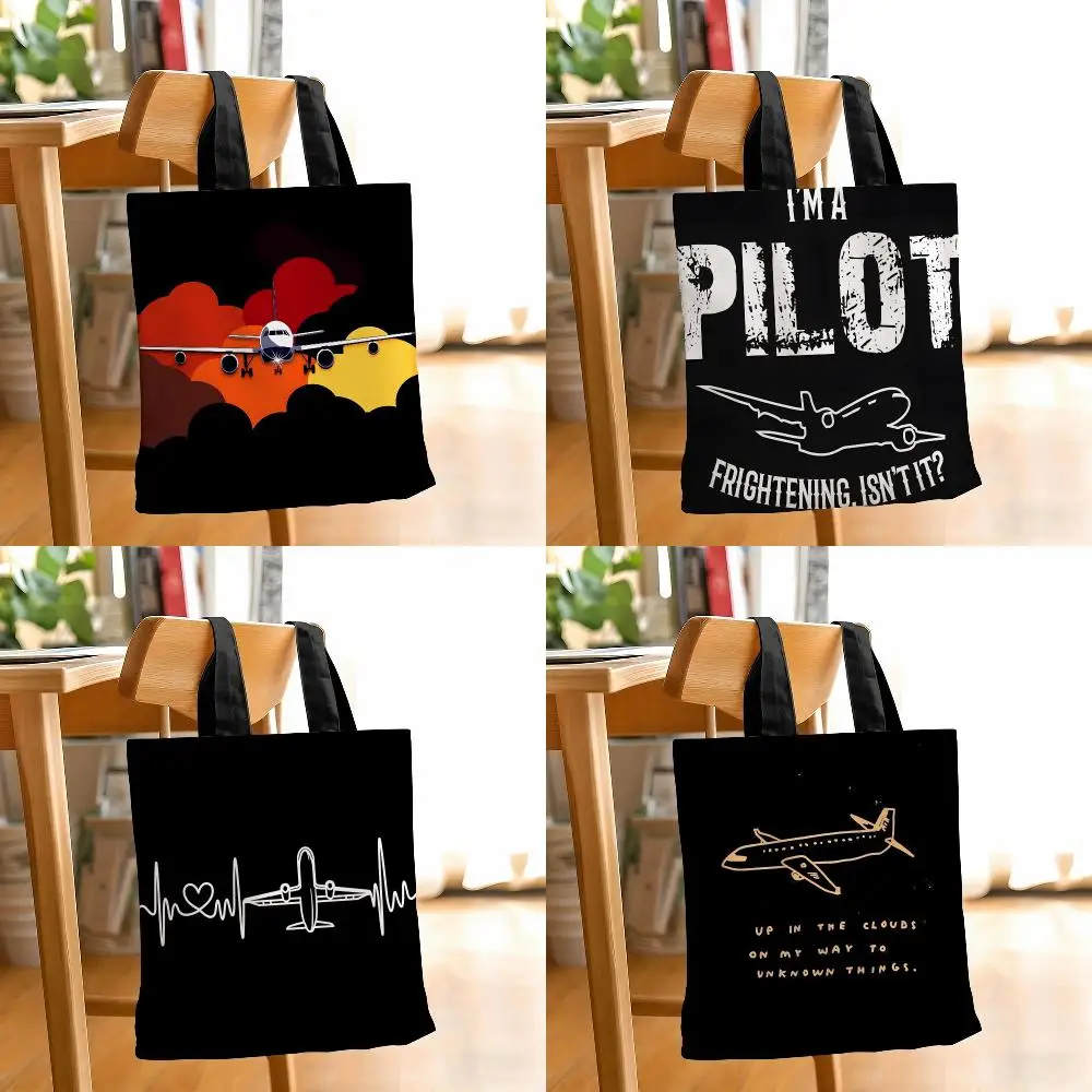 Gifts For Love Aviation Enthusiasts Storage Bags Beverage shopping bag grocery store storage bag for travel shopping storage