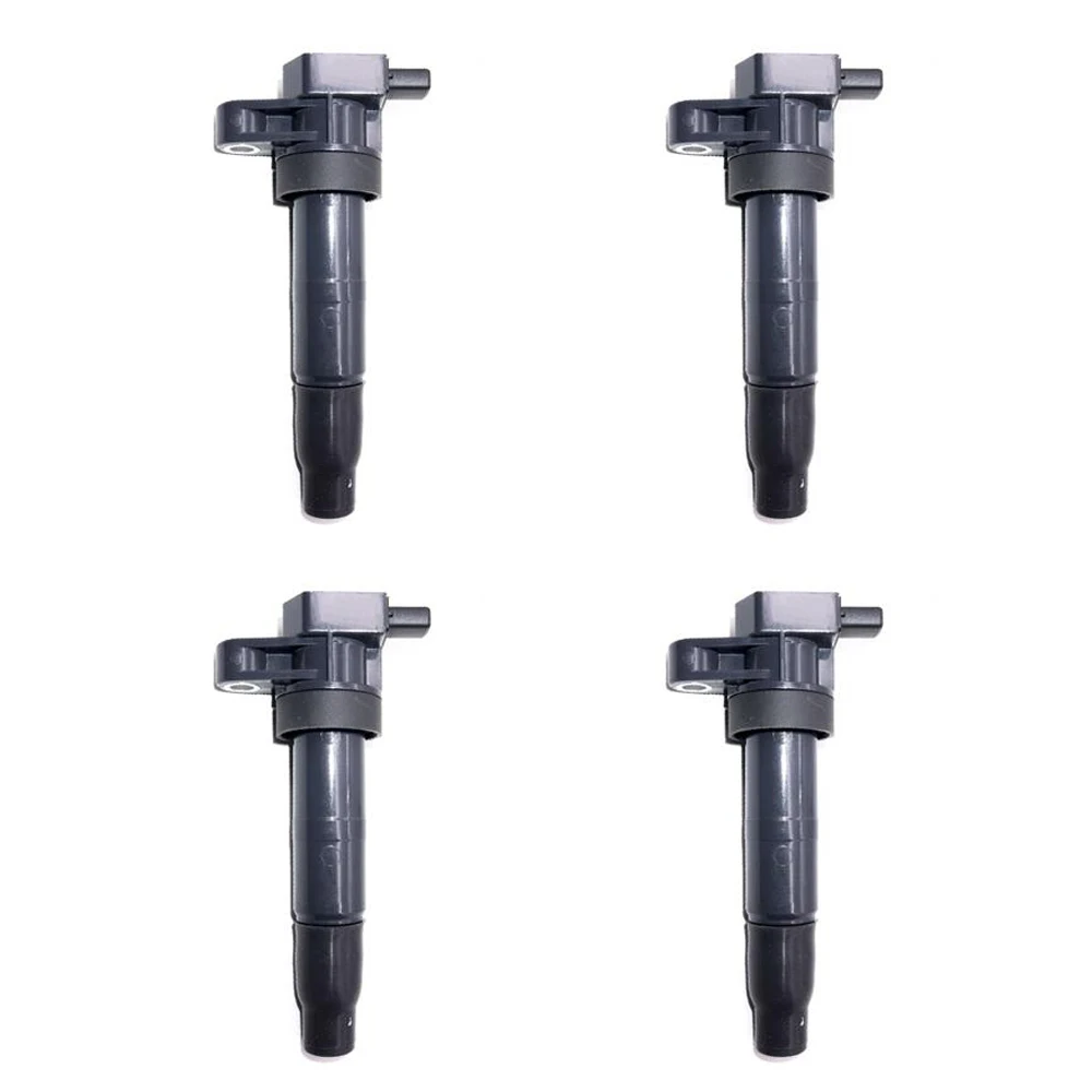 4Pcs Ignition Coils for Hyundai Azera Genesis Santa Fe Sonata Kia Sedona Sorento V6 27301-3C000 27301-3C010