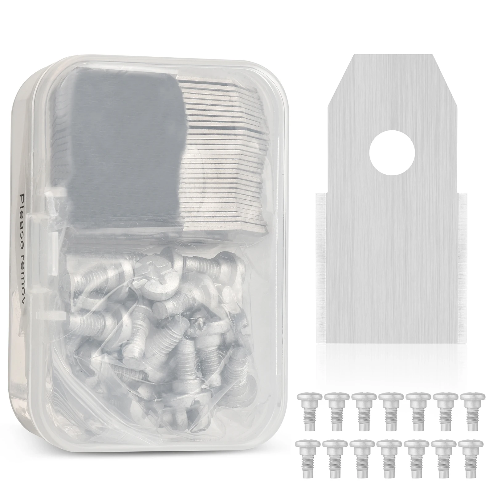 30Pcs Replacement Blades Improved Blades Compatible with Husqvarna, Gardena and Yard Force Robotic Lawn Mowers Lawn Mower Blades