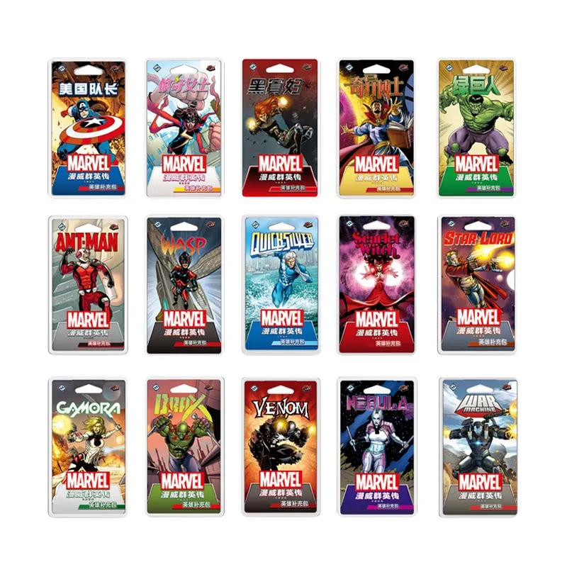 Asmodee Marvel Champions Hero Expansion Nova Ironheart Spider-Man Board Game Cards Casual Tabletop Collectible Game Souvenir