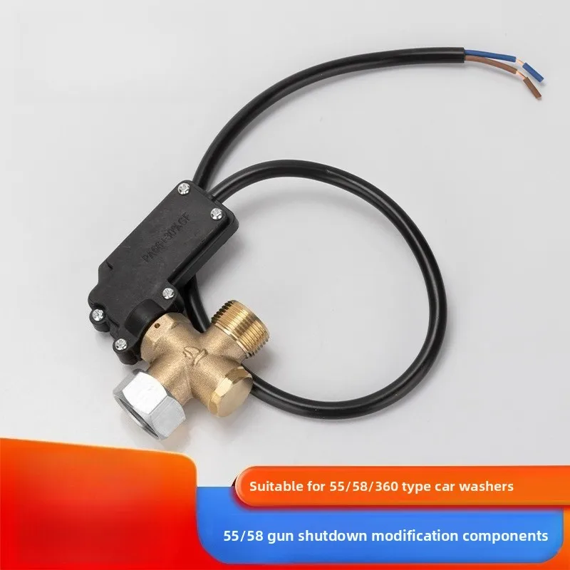 Pressure Control Switch Modification Kit Fit 55 58 360 Cleaning Machine Auto Stop Replacement Water Pump Accessory