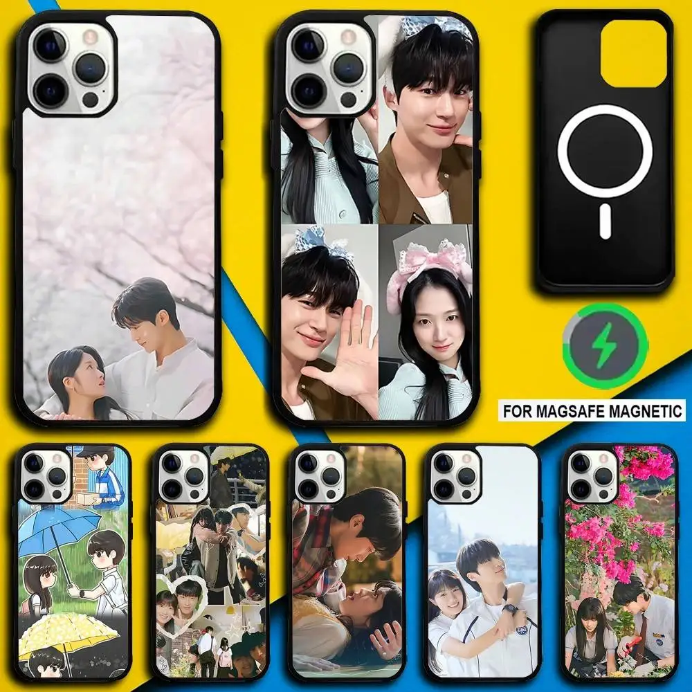 

L-Lovely R-Runner Korea TV Phone Case For iPhone 17,16,15,14,13,12,11,Pro,Max,Plus,Mini,SE4,E Magnetic Magsafe Wireless Charging