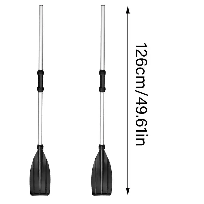 1 Pair Kayak Paddle Boating Oars Aluminium Alloy Handle Drifting Sculls  Rowing Boats Raft Canoeing Kayaking Boat Accessories