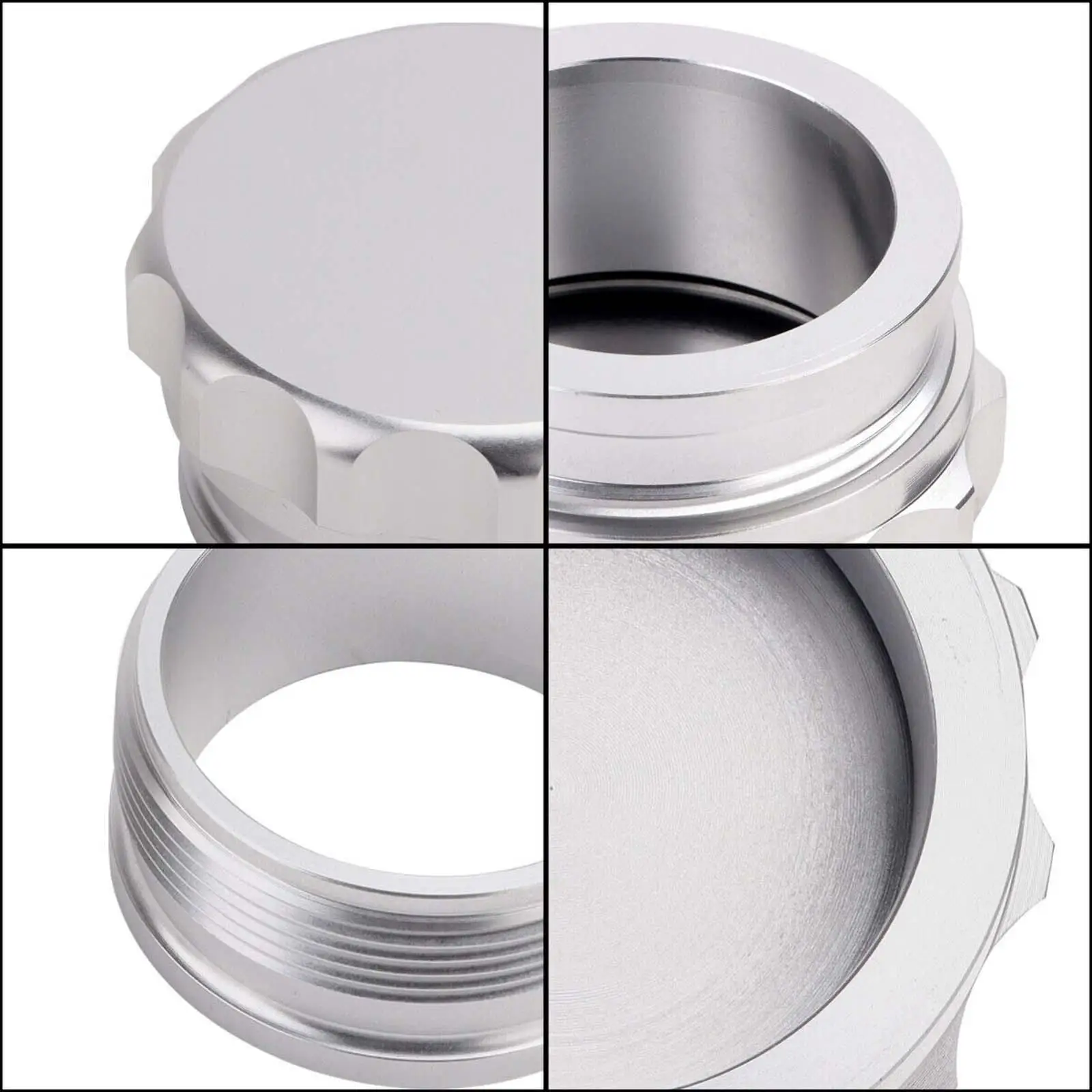 Weld on Filler Neck Cap Sturdy Aluminum Alloy Automotive Accessories High Performance Directly Replace Oil Fuel Tank Cap