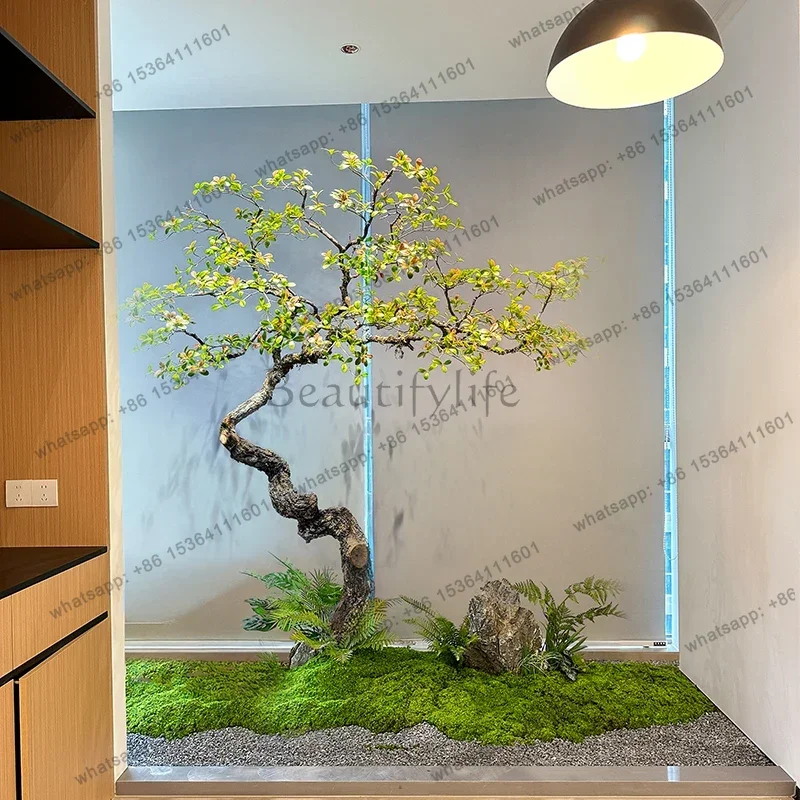 boutique island spring flower simulation green plant interior decoration landscaping floor ornament