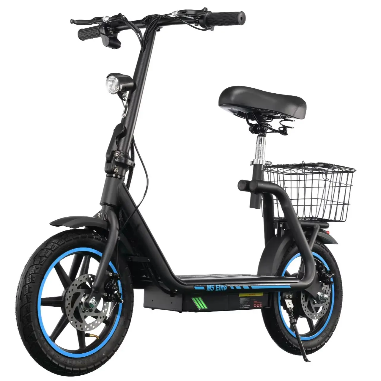 AliExpress NONE Twofish M5 ELITE Adult E‑Bike, 14×2.75‑Inch Tires, 3‑Speed Adjustment, Front & Rear Brakes, Urban Commuter E‑Bike, 500W Motor, 48V 13Ah Battery Electric Bicycle