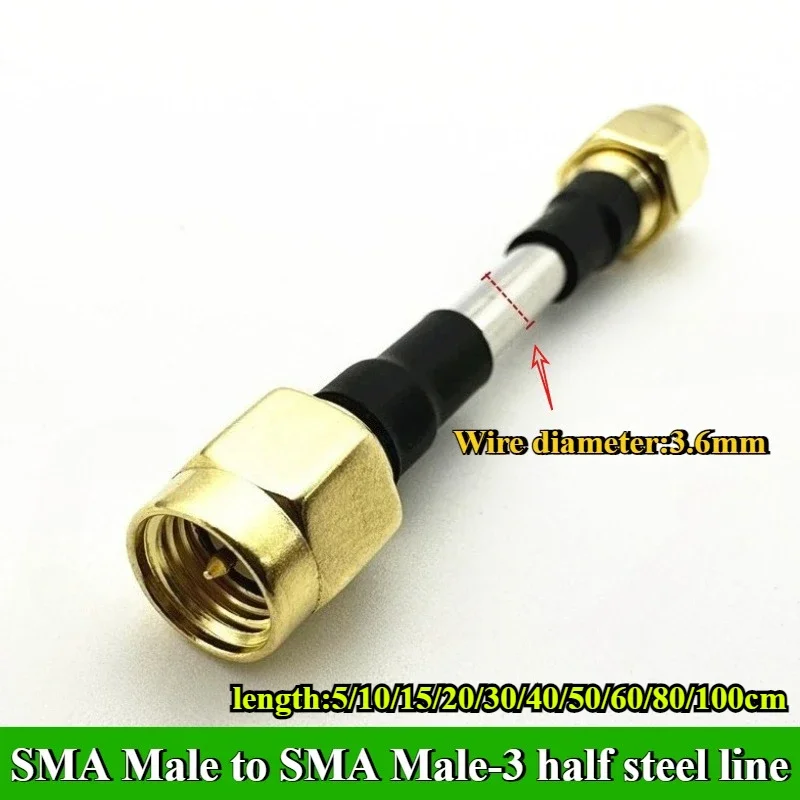 RG174 Cable SMA Male To SMA Male Connector Extension Wire RF Coaxial Coax Jumper RG316 Pigtail 5/10/15/20/30/40/50/60/80/100CM