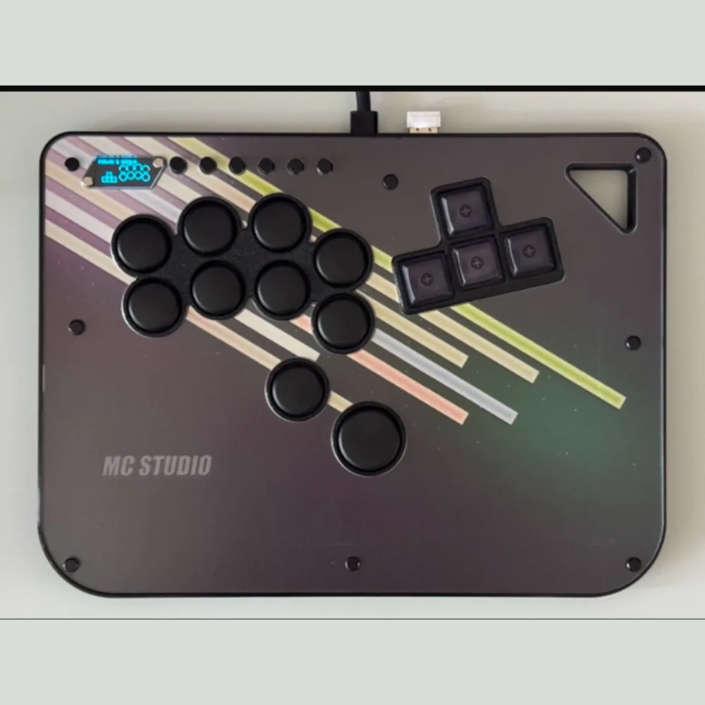Fighting Game Low Profile Keyboard Customized Wired Acrylic Panel RGB Hot Swap 3D Printing E-sports Gaming Mechanical Keyboard