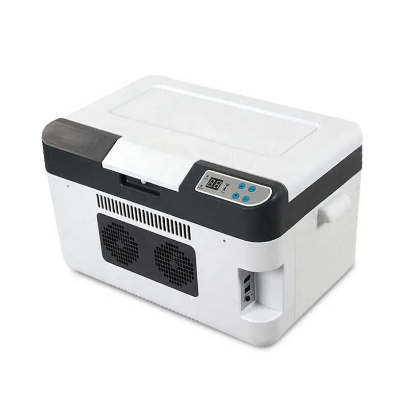 -3~-5 Degrees Below Zero,Heating 65 Degree, 25 L Dual-Use Cool/Heat Mini Car Refrigerators, Freezer
