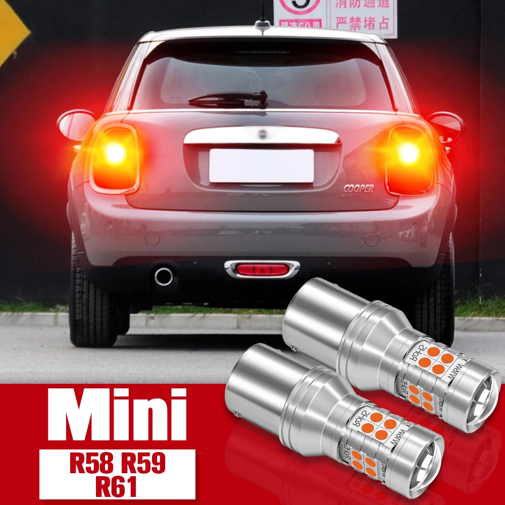 

2pcs LED Accessories Brake Light Bulb Lamp For Mini Cooper Coupe R58 Paceman R61 Roadster R59 2011 2012 2013 2014 2015 2016