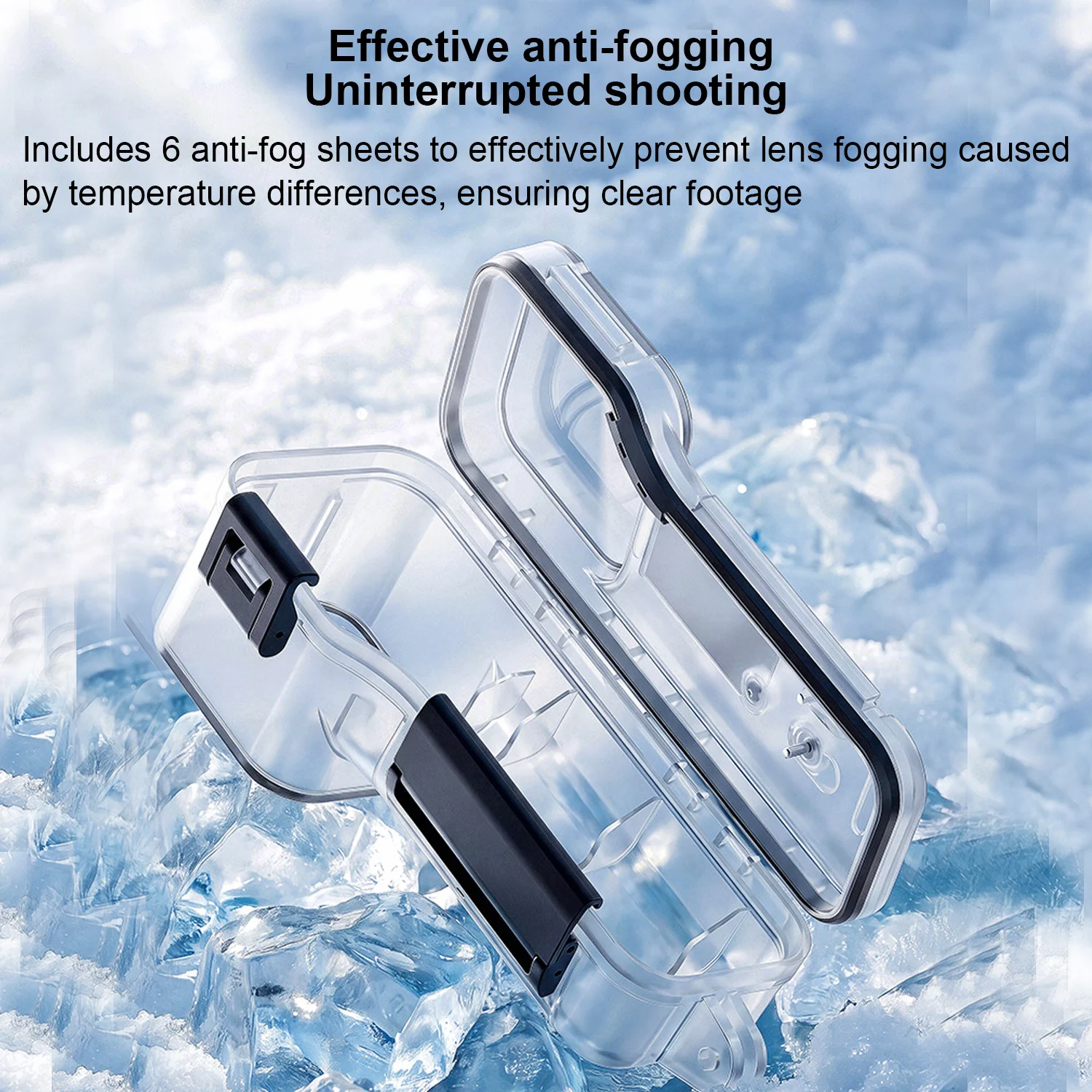 

Underwater Waterproof Case for DJI Pocket 4 50M Diving Protective Housing with 316 Stainless Steel Button Anti Fog Design