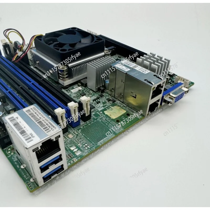 X10SDV-4C-TLN2F ITX Server Motherboard NAS Dual 10GbE LAN Network Storage Router Board D1581 Compatible Replacement