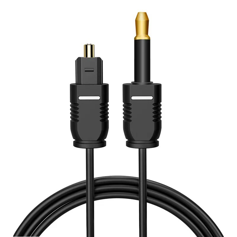 SPDIF to Mini Toslink Digital Optical Fiber Coaxial Cable 3.5mm Optical Fiber Audio Cable for Speaker Amplifier 360 Xbox PS4