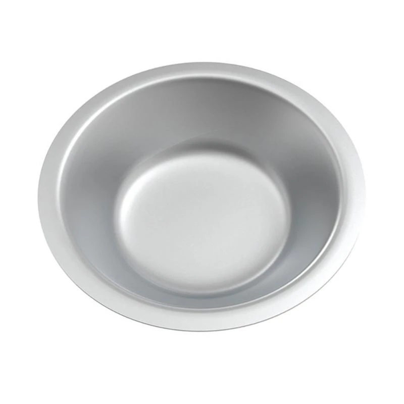 090F 6 Pcs Round Paint Bowl Stainless Steel Paint Mixing Palette Tray for Drawing