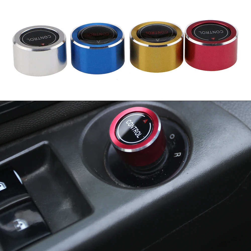 Aluminium Car Rear View Mirror Adjust Knob Decoration Cover Stickers for Chevrolet Cruze Sedan Hatchback 2009 - 2015 Accessories