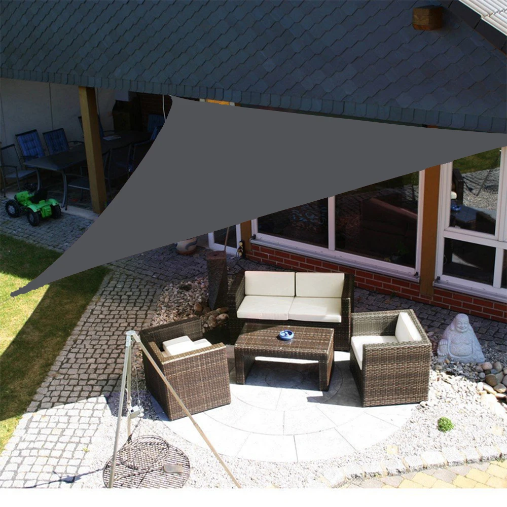 Waterproof Sun Shelter Triangle Sunshade Protection Outdoor Cover Garden Patio Pool Shade Sail Awning Camping Sun Shade