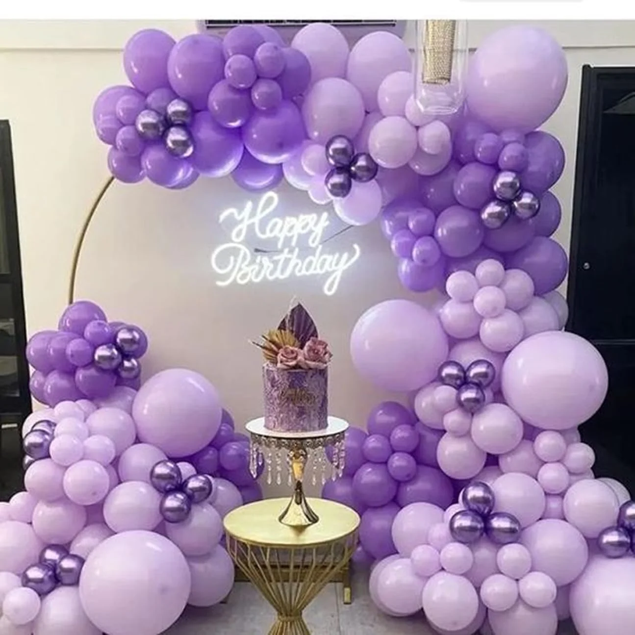 30pcs Purple Balloons Set 12inch Pastel Purple Latex Balloon for Birthday party Decoration Girl Wedding Baby Shower Supplies