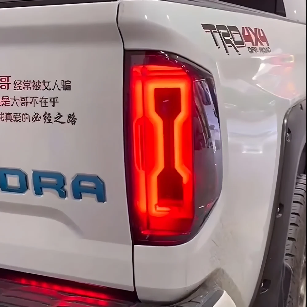 

Автомобильные задние фонари в сборе для Toyota Tundra 2014-2021, светодиодные автоматические задние фонари, обновленный противотуманный тормоз, указатель поворота, аксессуары