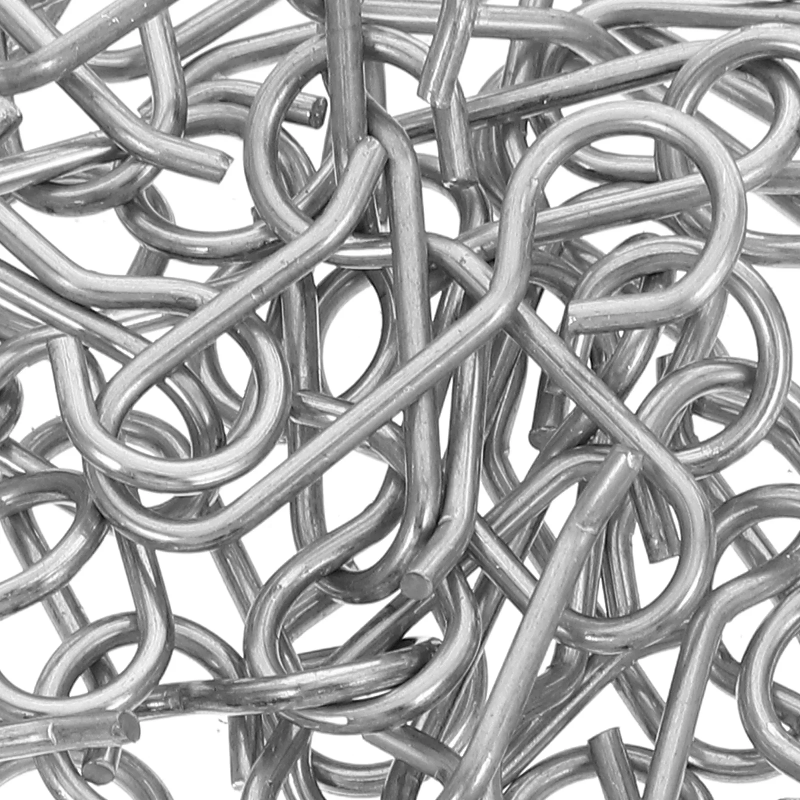 

50pcs S Shape Stainless Steel Curtain Track Hooks For Ceiling Drape Hanging Home Office Bathroom Small Hooks Drapery Hangers