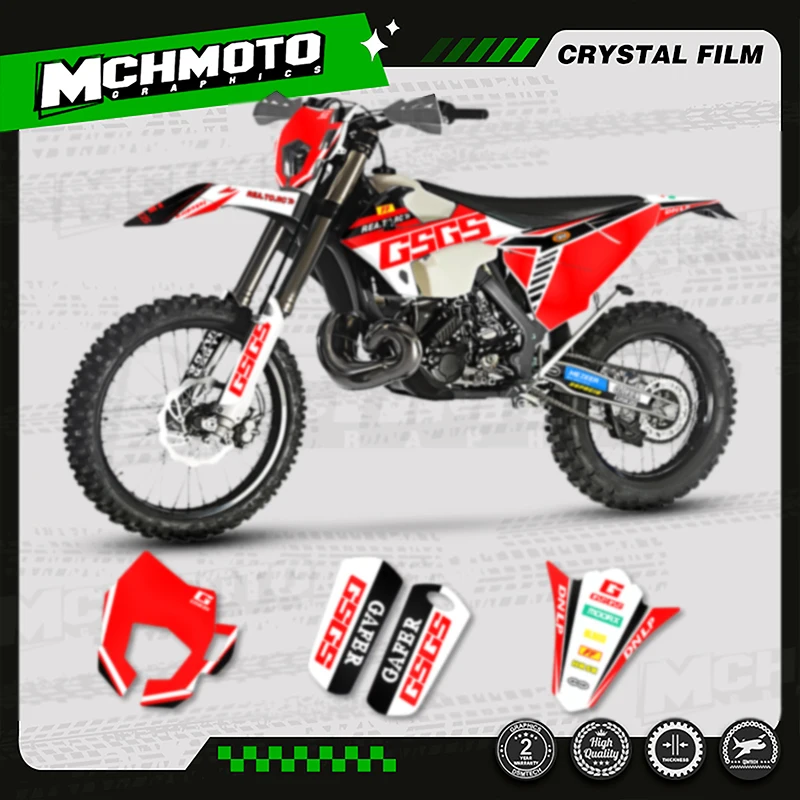 

MCHMFG For 2018 2019 2020 GASGAS EC MOTO Motorcycle Team Graphics Decal & Sticker Kit 007