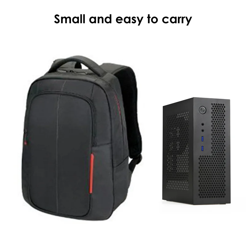 

A09 HTPC Computer Case Mini ITX Gaming PC Chassis Desktop Chassis USB3.0 Computer Case Home Computer Case