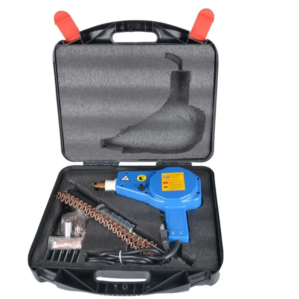 แบบพกพารถยนต์แผ่นโลหะเครื่องซ่อม 6 โหมดเชื่อมสตั๊ดเครื่องเชื่อม Dent ชุดซ่อมสําหรับรถบรรทุกรถจักรยานยนต์