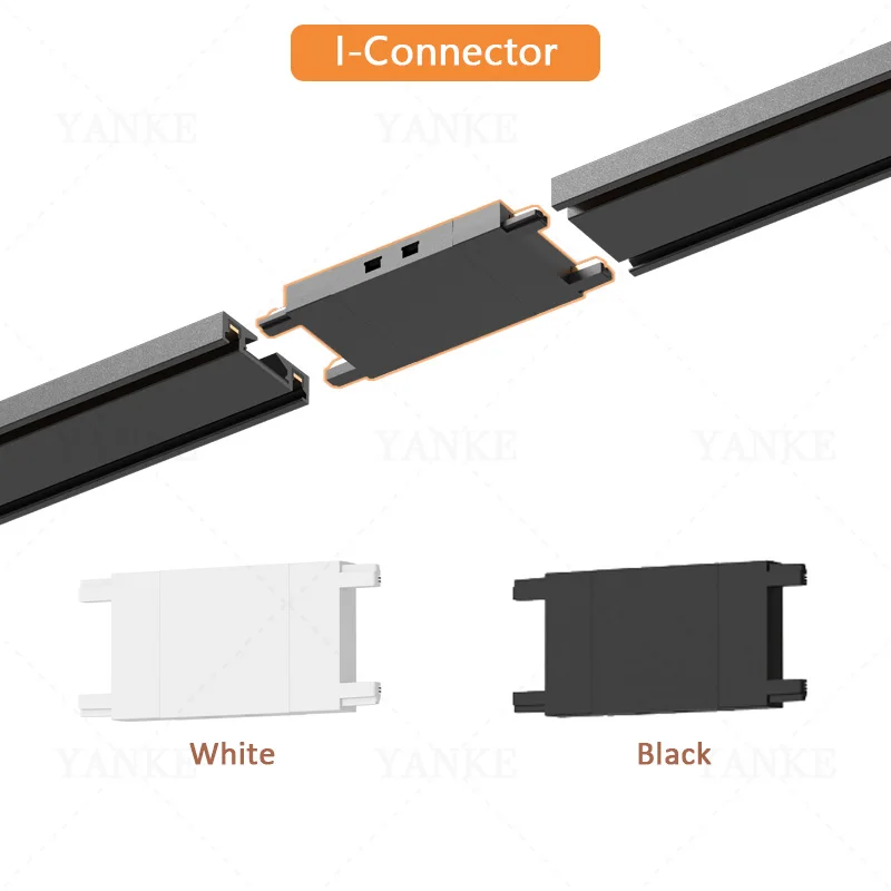 Magnetische Led-railverlichting 6 mm ultradun veilig 48 V Opbouwplafondsysteem Geen hoofdlicht Zwart Wit Magneetraillamp Verlich