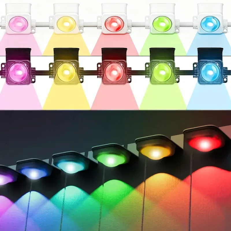 60 متر الذكية RGB Eave أضواء التطبيق والعن بعد IP67 الدائم في الهواء الطلق LED سلسلة أضواء المنزل السنة الجديدة عيد الميلاد عيد ميلاد لتقوم بها بنفسك الإضاءة #3