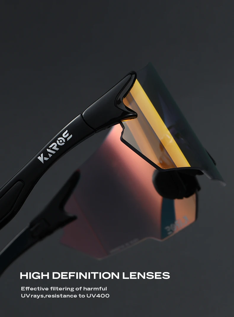KAROS Photochrome Fahrradbrille MTB Rennrad Brillen Männer Frauen Outdoor-Sport Sonnenbrille Verstellbare Linse für Fahrrad K01 – Detail 9