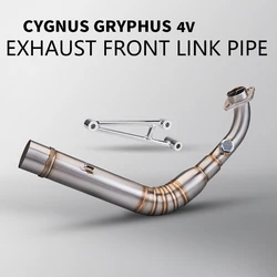 For YAMAHA Cygnus GRYPHUS 4v Exhaust escapefront link pipe full exhaust muffler styem Slip on 51MM motorcycle exhaust muffler