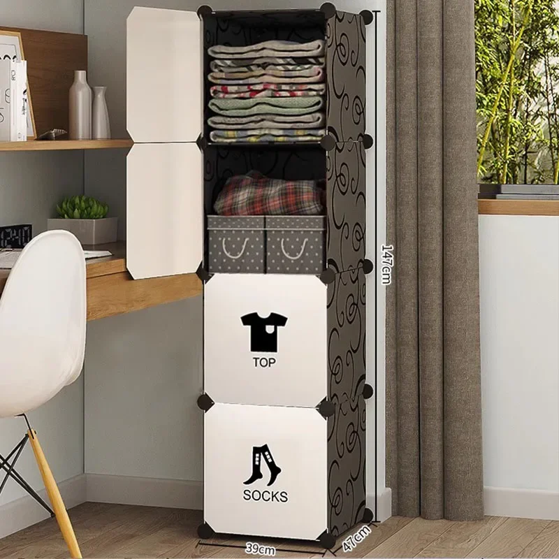 Portable Baby Closet Clothes Storage Organizer Bedroom Wardrobe Nordic Minimalist Space Saving Small Armario Trendy Furniture