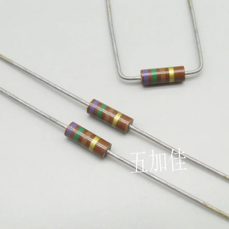 10-100pcs RC20GF751J 1/2W 750R 5% imported antique authentic solid core carbon core non inductive resistor