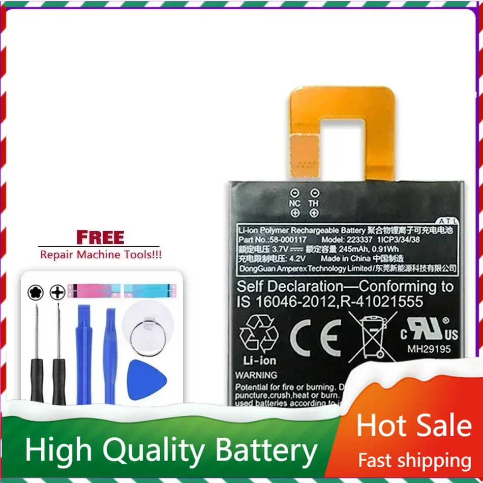 Battery 58-000117 58000117 245mAh Mobile Phone for Amazon Kindle KO1 Oasis 1,2 Oasis1 Oasis 2 Oasis2 Tablet Bateira