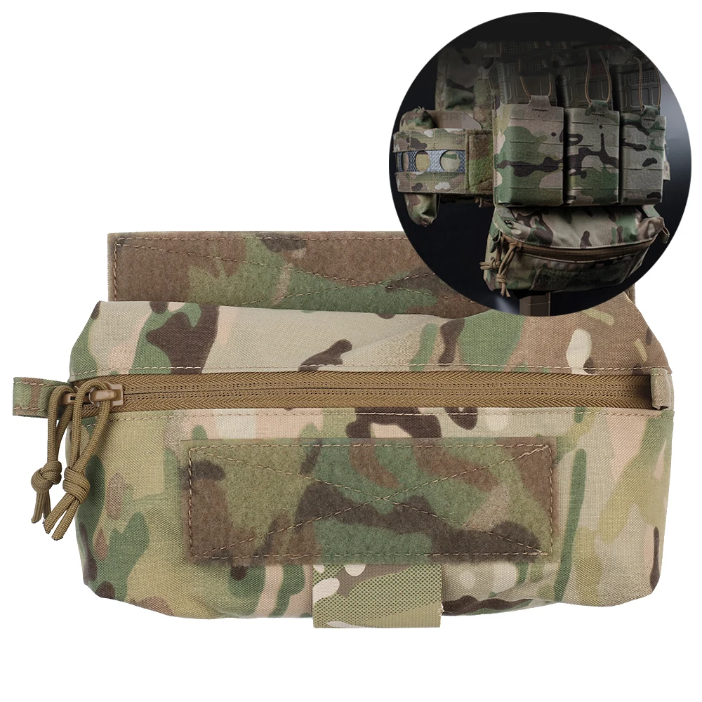 

V5 PC Tactical Vest Accessories FC Mini Drop Pouch Chest Hanging Magazine Bag Hunting Vest Small Sub-package