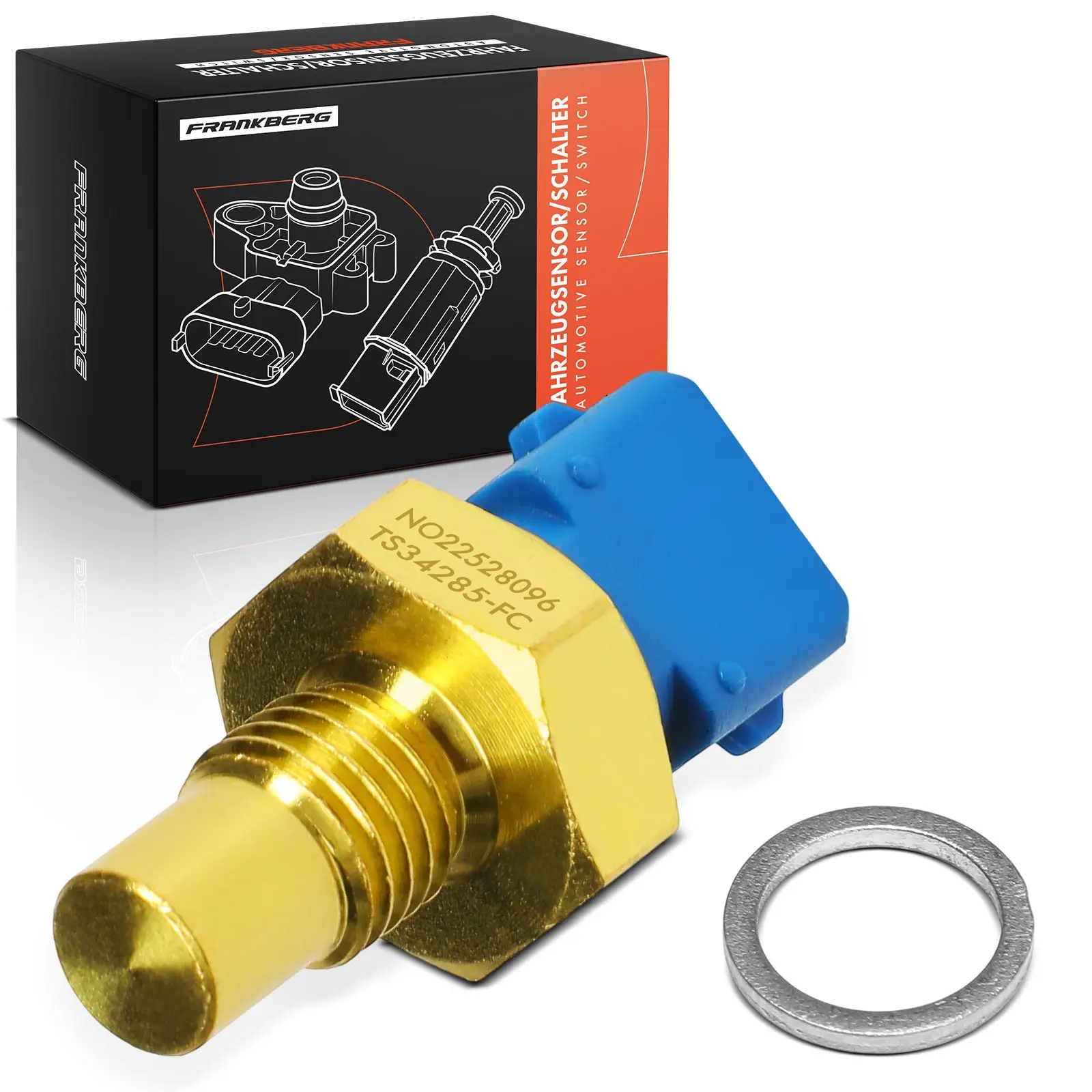 Frankberg 1x capteur de température pour Opel Astra F Renault 19 2 Volvo Daewoo Chevrolet 1342850 90411977