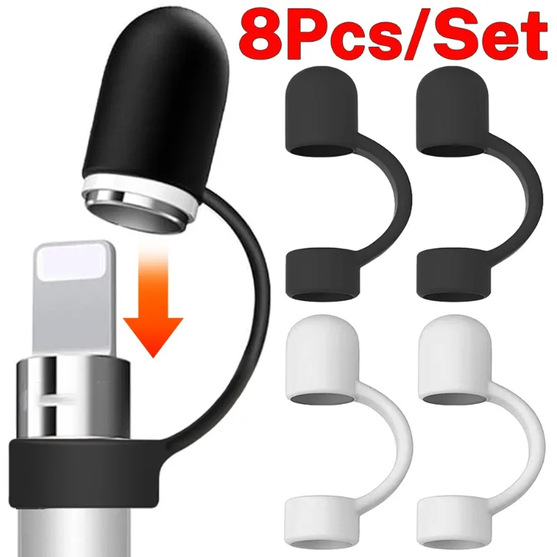 

Мягкий силиконовый колпачок для карандашей, защитный держатель для Apple Pencil 1st, сменный защитный чехол для ручек с защитой от потери, чехол для iPencil 1st